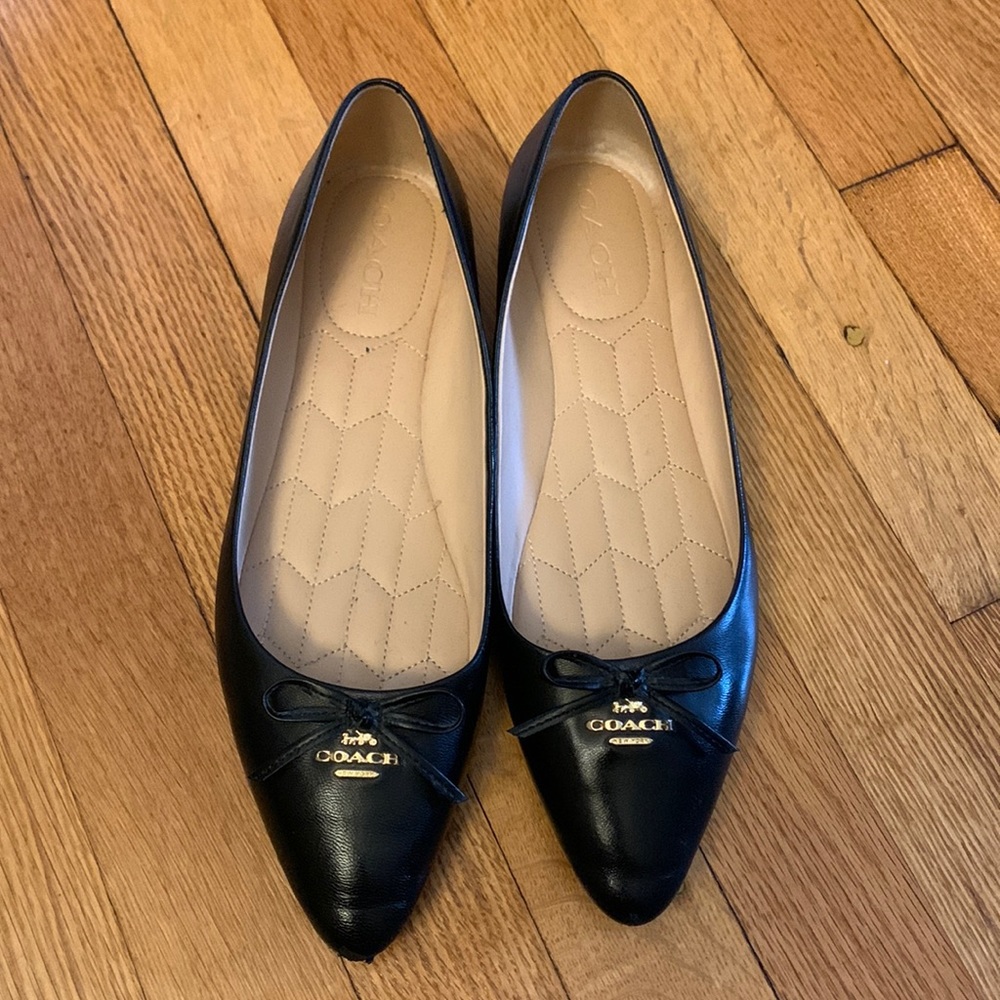 Coach Almond Toe Flats